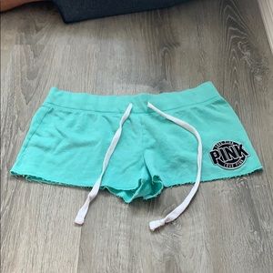 VS pink Light mint color shorts